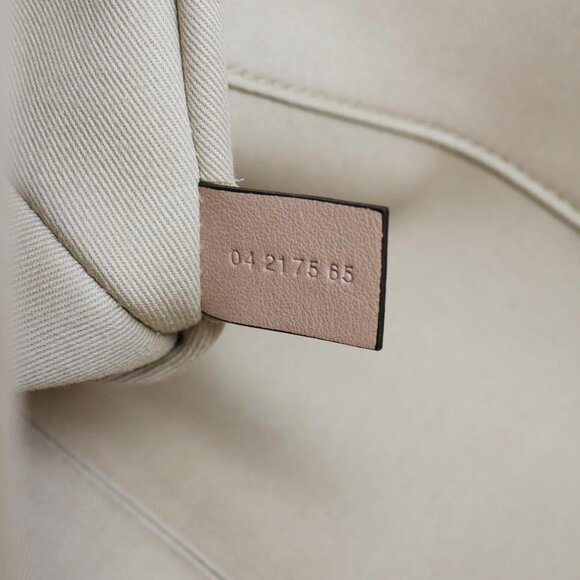 Chloe Woody Linen Canvas Tote Bag Beige - Picture 13 of 14